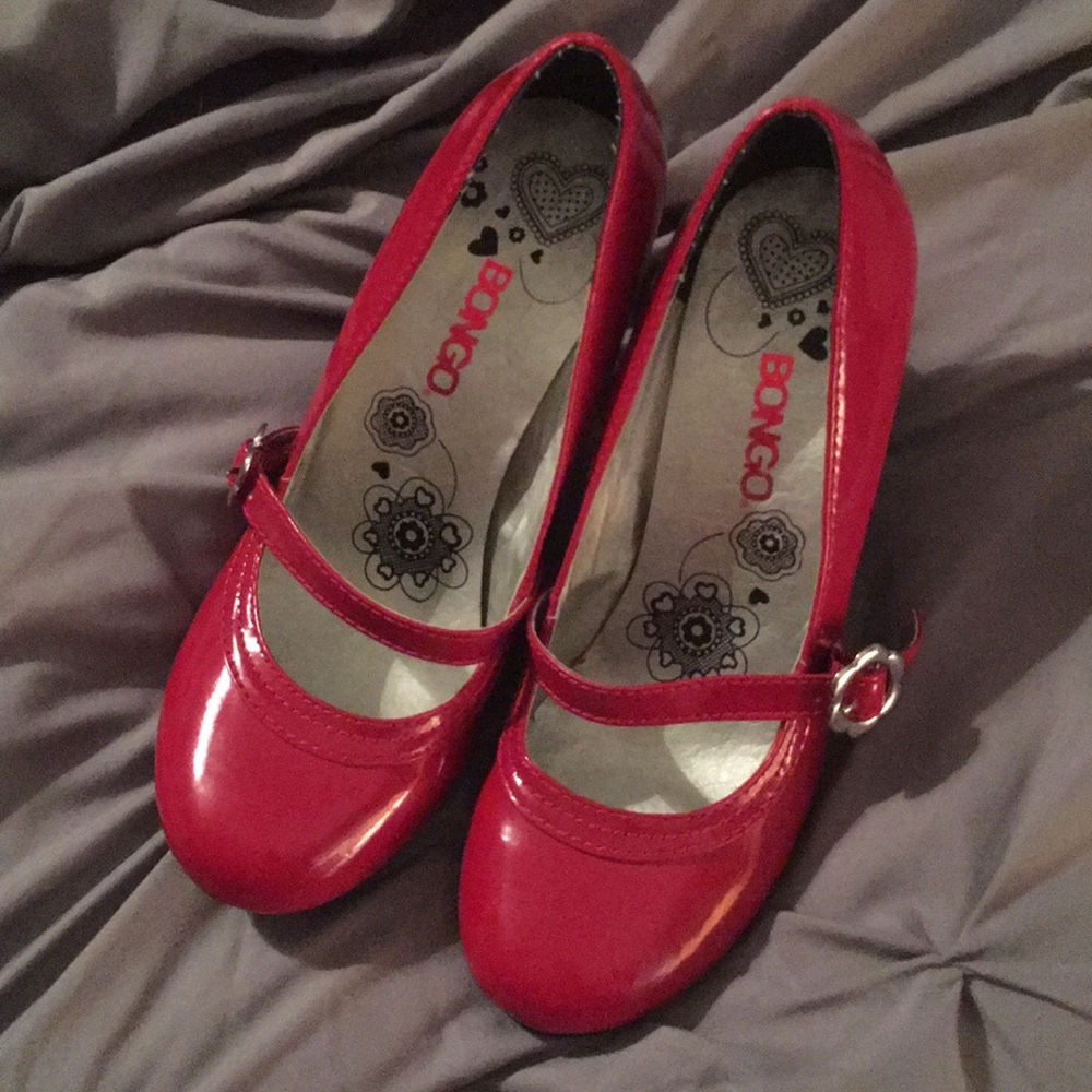 Bongo heels *worn once*